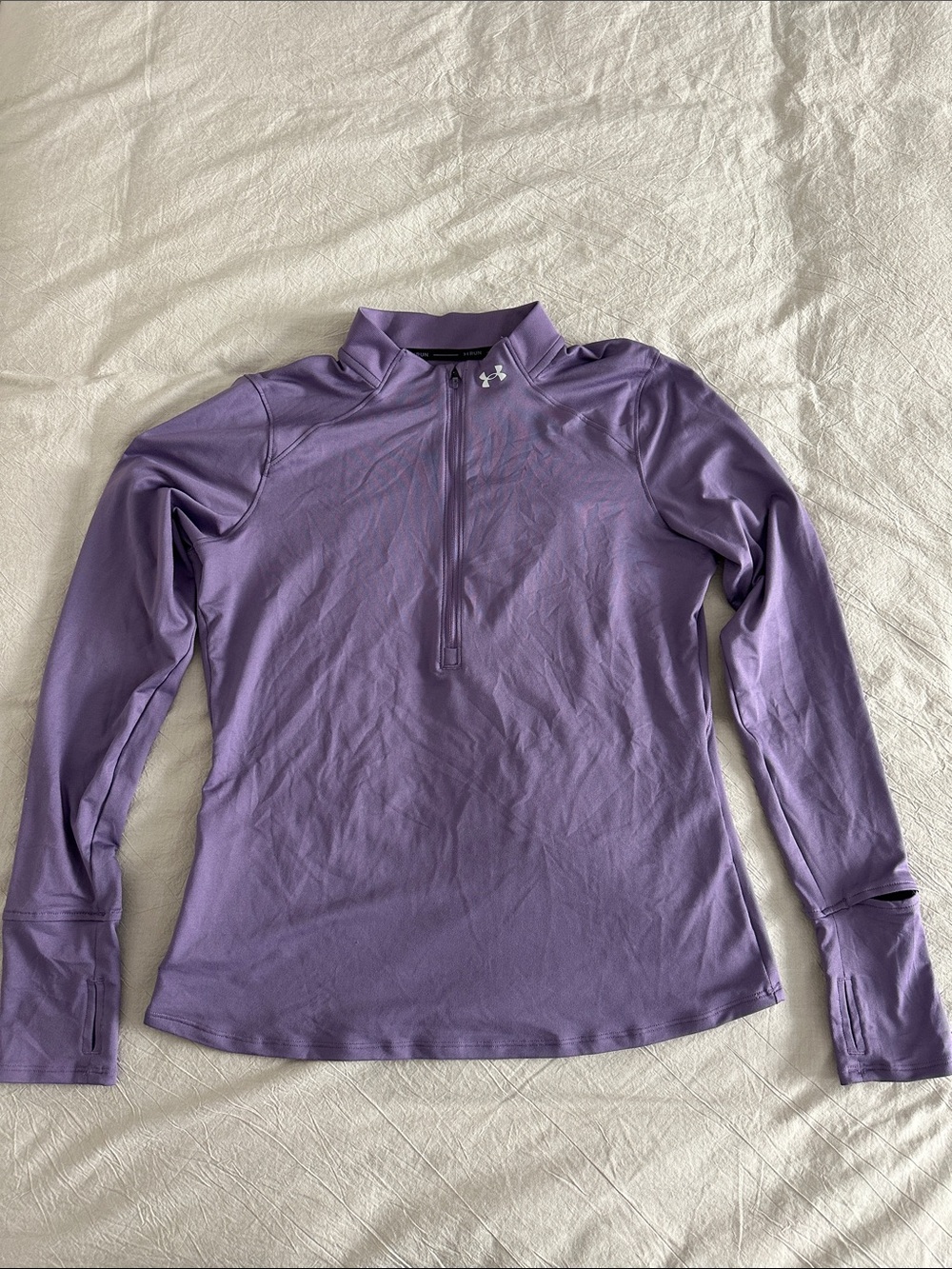 Under Armour Women's Lavender Quarter-Zip Performance Pullover